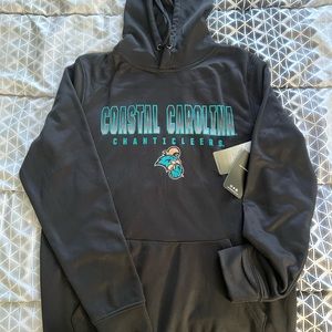 Coastal Carolina Chanticleers Colosseum Blackout 3.0 Pullover Hoodie - Black
